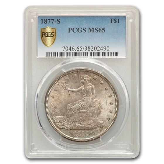1877-S Trade Dollar MS-65 PCGS 1877-S Trade Dollar MS-65 PCGS